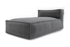 Roolf Living Silky Longchair grau