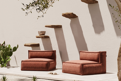 Roolf Living Silky Sessel terrakotta