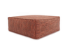 Roolf Living Silky Sitzpouf terrakotta