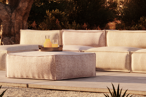 Roolf Living Silky Sitzpouf flieder