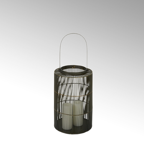 Lambert Kananga Laterne Drahtgeflecht klein