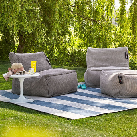 Roof Living Dotty Sessel M navyblue