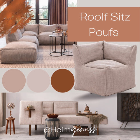 Roolf Living Dotty Club Corner XL beige