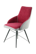 Stuhl Flora 125 Grau / Rot