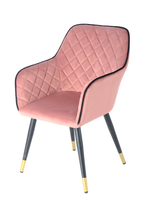 Stuhl Allium 525 Rosa / Schwarz