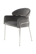Stuhl Astranita 125 Grau / Silber